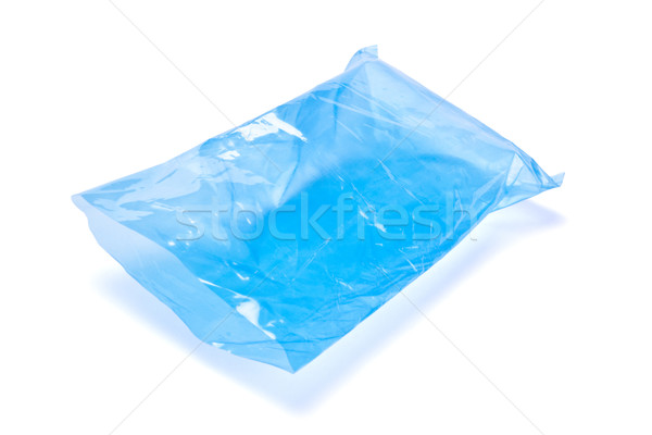 blue empty polyethylene package Stock photo © PetrMalyshev