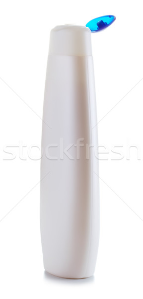 Fles shampoo plastic flessen reinigingsproducten geïsoleerd Stockfoto © PetrMalyshev