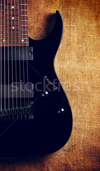 Eight-Strings Guitar Stock photo © PetrMalyshev