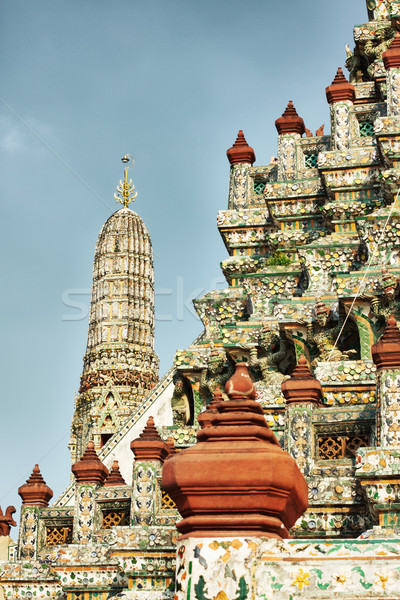 Templo amanecer Bangkok Tailandia paisaje fondo Foto stock © PetrMalyshev