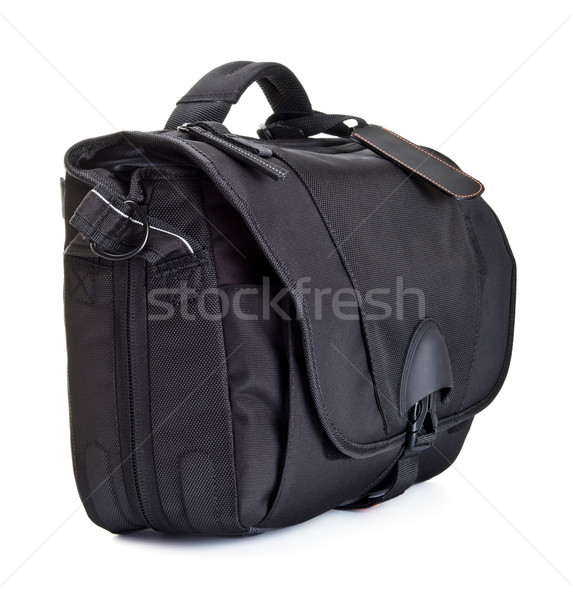 Noir sac photo isolé blanche [[stock_photo]] © PetrMalyshev