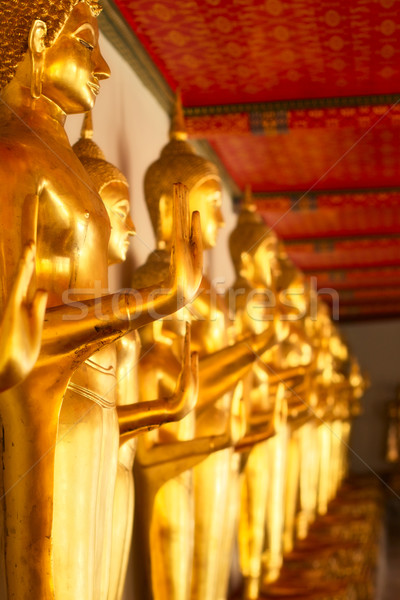Statue in Wat Po Stock photo © PetrMalyshev