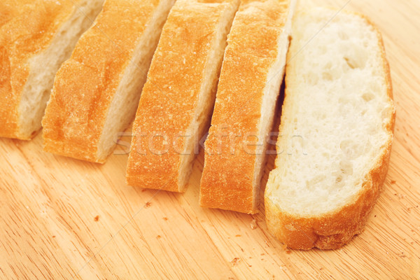 Foto stock: Pão · fresco · café · da · manhã · foto