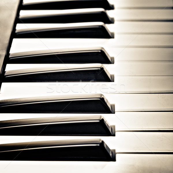 Piano Keyboard Stock photo © PetrMalyshev