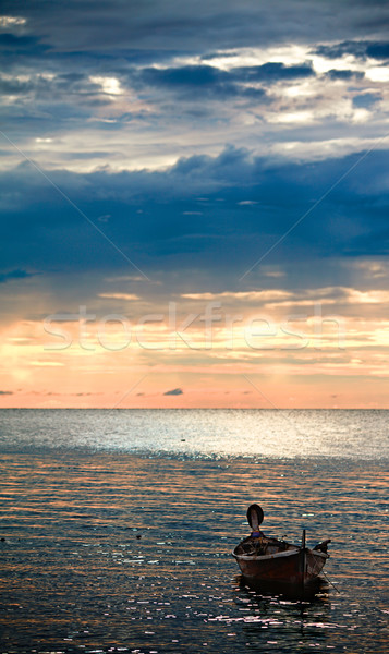 Sunset over Andaman Sea Stock photo © PetrMalyshev