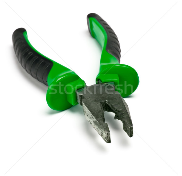 combination pliers with green handle Stock photo © PetrMalyshev