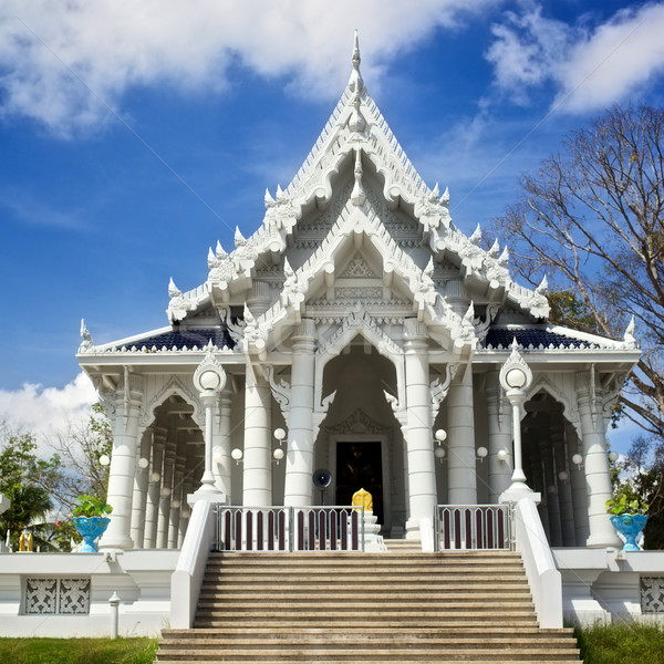 Templom Krabi város Thaiföld utazás építészet Stock fotó © PetrMalyshev