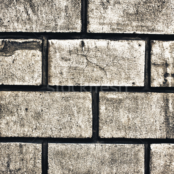 grey brick wall texture background Stock photo © PetrMalyshev