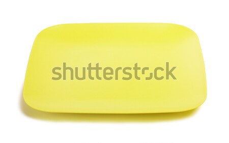 Green Bamboo Plates Set Stock photo © PetrMalyshev