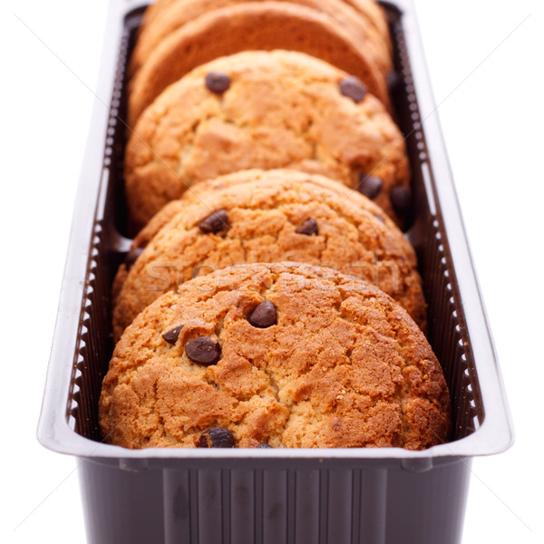 Single Chocolate Chip Cookies Stock photo © PetrMalyshev