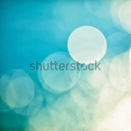Abstrato brilhante colorido sol mar bokeh Foto stock © PetrMalyshev