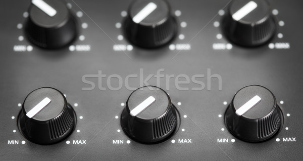 Volume Knobs Stock photo © PetrMalyshev