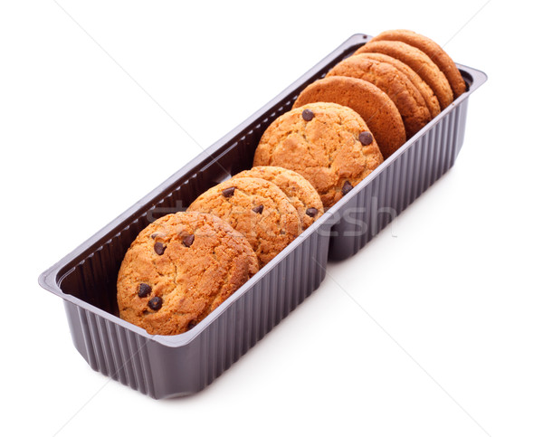 Single Chocolate Chip Cookies Stock photo © PetrMalyshev