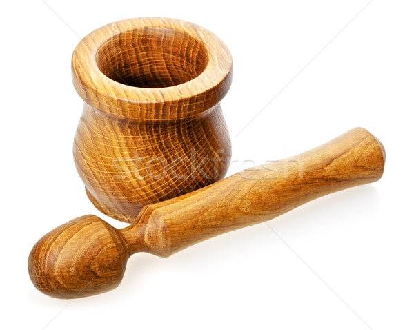 Mortar With Pestle Stock photo © PetrMalyshev