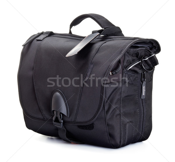 Noir sac photo blanche fond [[stock_photo]] © PetrMalyshev