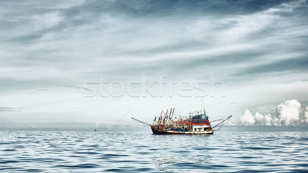 Stock photo: Trawlers Group