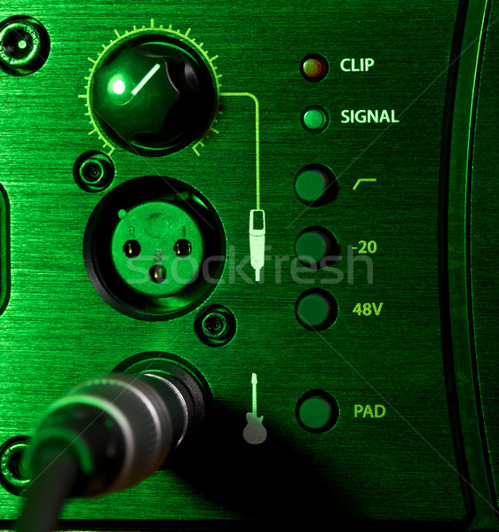 Amplifier Control Panel Stock photo © PetrMalyshev