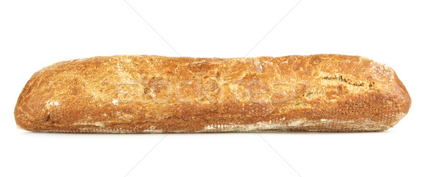 Сток-фото: рожь · хлеб · буханка · изолированный · белый · золото