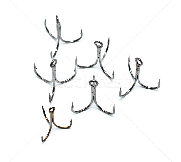 Fishing  Hooks Stock photo © PetrMalyshev