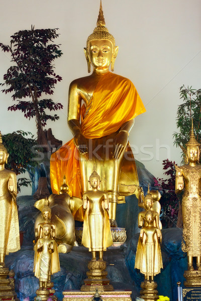 Buddhas in Wat Po Stock photo © PetrMalyshev