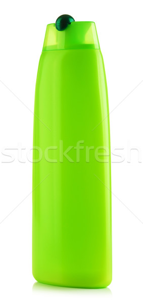 Bouteille shampooing plastique isolé blanche fond [[stock_photo]] © PetrMalyshev