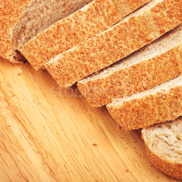 Stock photo: Wholegrain White Bread