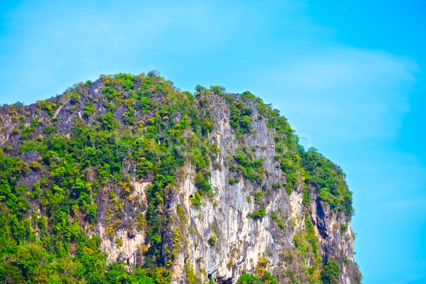 Foto stock: Tailandés · montanas · verde · árboles · krabi · Tailandia