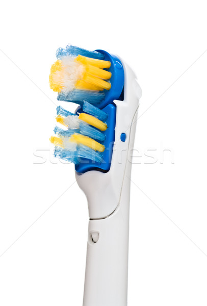 electric toothbrush closeup Stock photo © PetrMalyshev