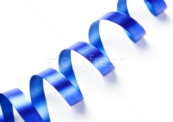 blue ribbon serpentine Stock photo © PetrMalyshev