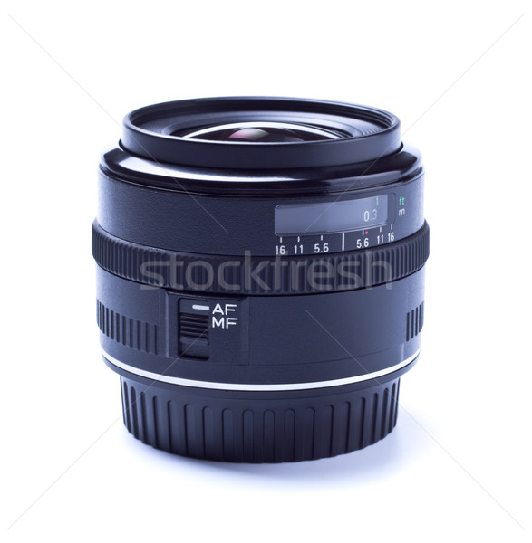 Gran angular lente aislado blanco digital estudio Foto stock © PetrMalyshev