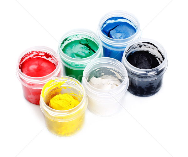 Paint Cans Stock photo © PetrMalyshev