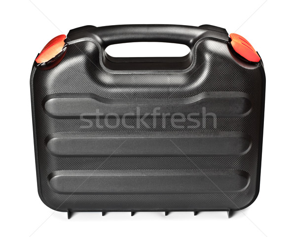 standing black toolbox Stock photo © PetrMalyshev