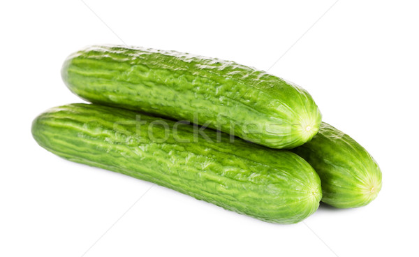 Long Fresh Cucumbers Stock photo © PetrMalyshev