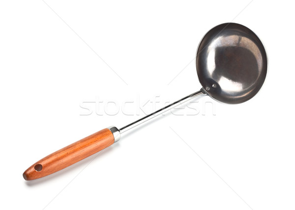 Stock photo: metal soup ladle