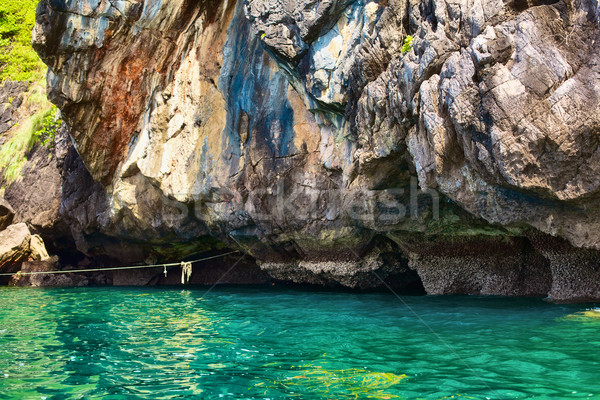 Mer île émeraude grotte krabi Thaïlande [[stock_photo]] © PetrMalyshev