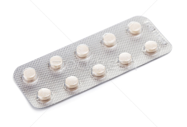 Pills in Blister Stock photo © PetrMalyshev