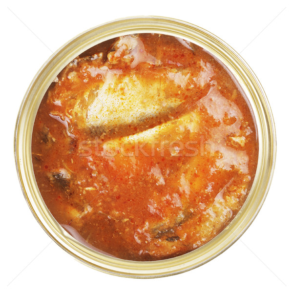 Opened Tincan Stock photo © PetrMalyshev