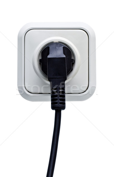 Standart Outlet with Plug Stock photo © PetrMalyshev