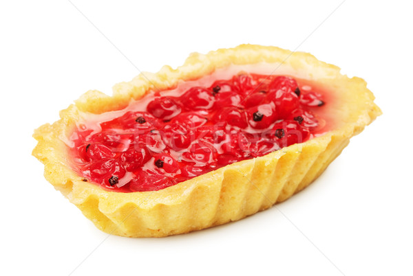 Zdjęcia stock: Ciasto · świeże · jagody · odizolowany · biały · żywności