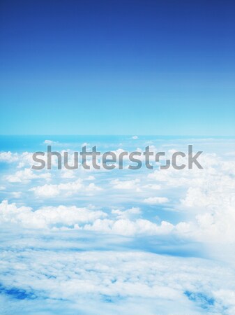Acima nuvens blue sky ver abstrato natureza Foto stock © PetrMalyshev
