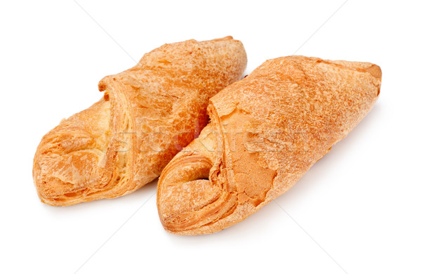 Knusprig frischen isoliert weiß Essen Brot Stock foto © PetrMalyshev