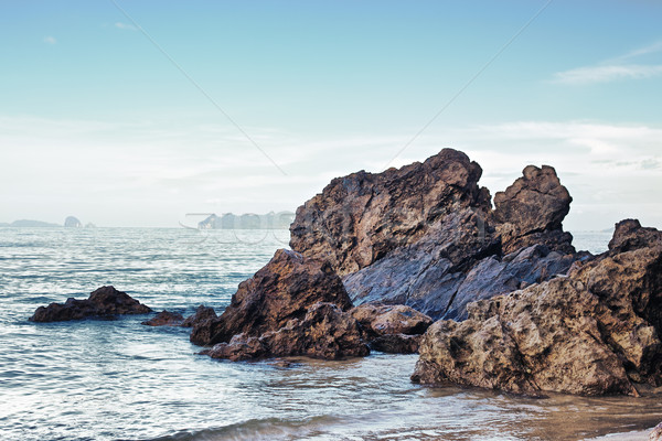 Rocky Shore Stock photo © PetrMalyshev