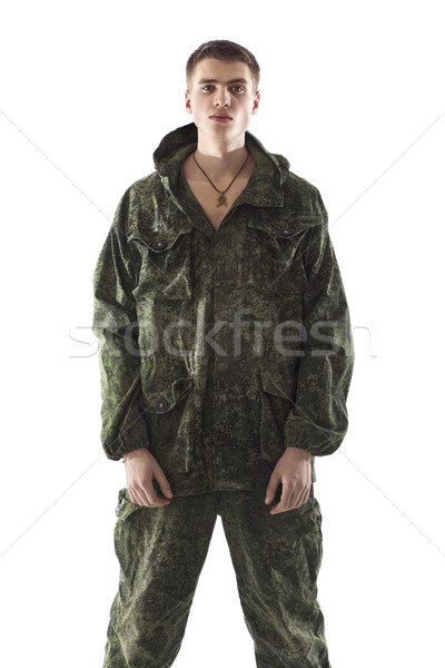 Military Man Stock photo © PetrMalyshev