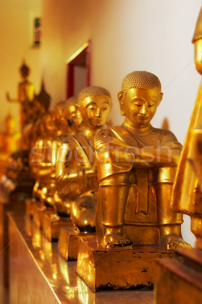 Buddhas in Wat Po Stock photo © PetrMalyshev