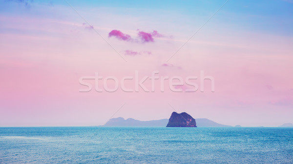 Island in a Sea Stock photo © PetrMalyshev