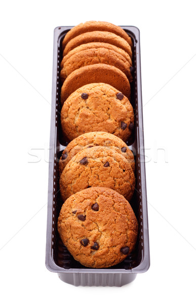 Single Chocolate Chip Cookies Stock photo © PetrMalyshev