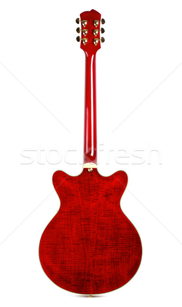 Semi-hollow Guitar Back Stock photo © PetrMalyshev