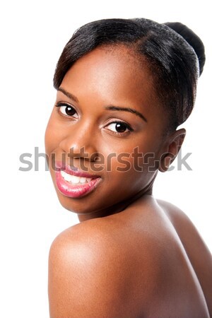Pimple acne free skin Stock photo © phakimata