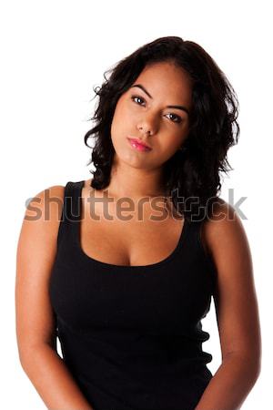 Casual Hispanic young woman Stock photo © phakimata