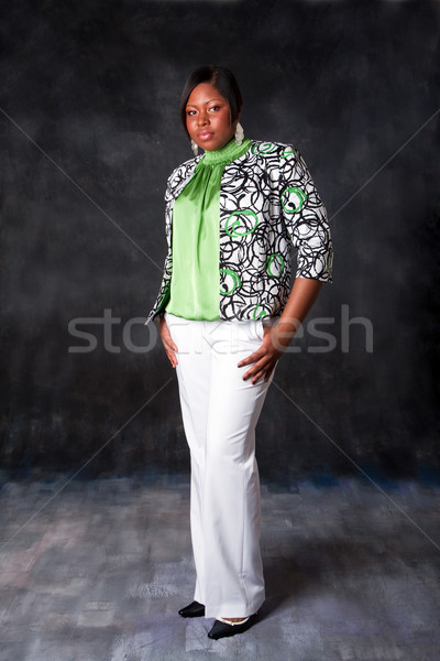 Beautiful African woman Stock photo © phakimata